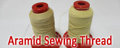 Aramid sewing thread