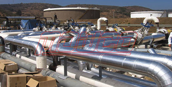 Calcium Silicate Pipe Cover Application