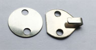 Stainless steel Lacing Hooks Without Pins & 2 Holes Washers