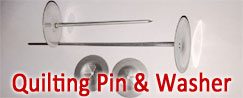 Stainless Steel Quilting Pin & Washer