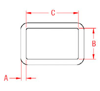 Stainless Steel Rectangular Rings