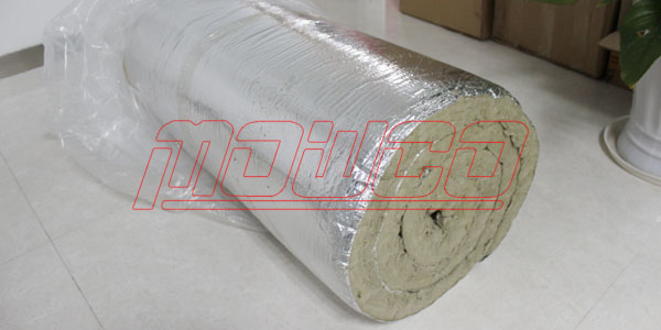 Rockwool blanket with aluminium foil