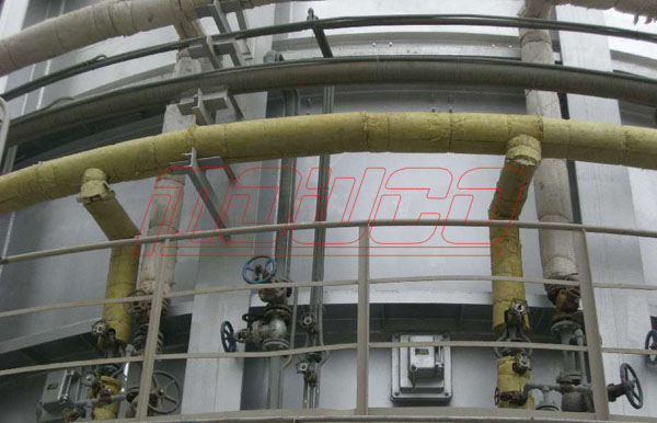 Rockwool Pipe Application